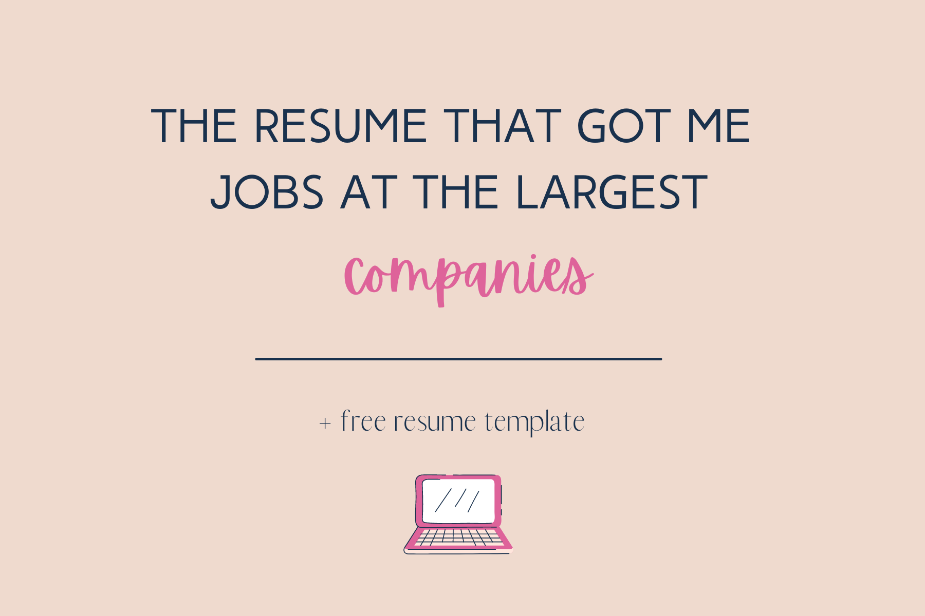 4 resume tips that will land you a job + free template - The Styled ...